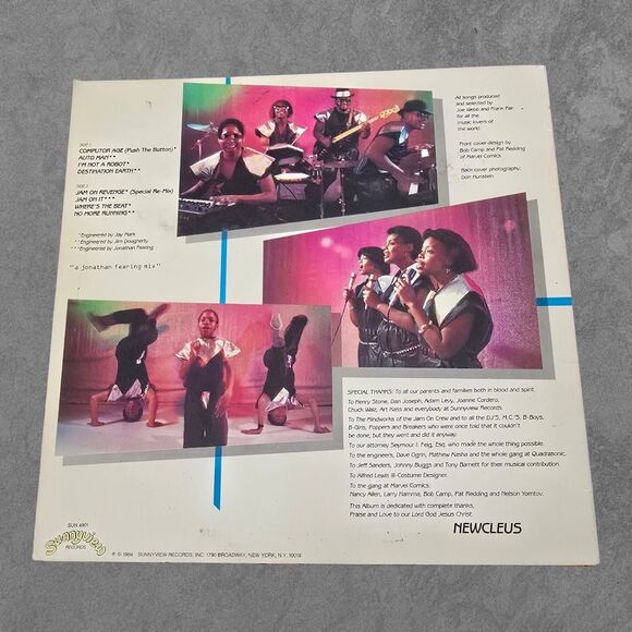 Newcleus - Jam On Revenge - Sunnyview - SUN 4901 - 12" Vinyl Record Lp - 1984 - Picture 2 of 8